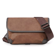 men's plaid shoulder bag, view 5 - MRSLM