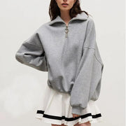 Women's oversized zip-up sweatshirt - MRSLM