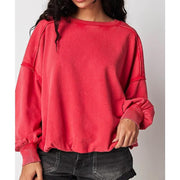 oversized long sleeve hoodie, view 4 - MRSLM