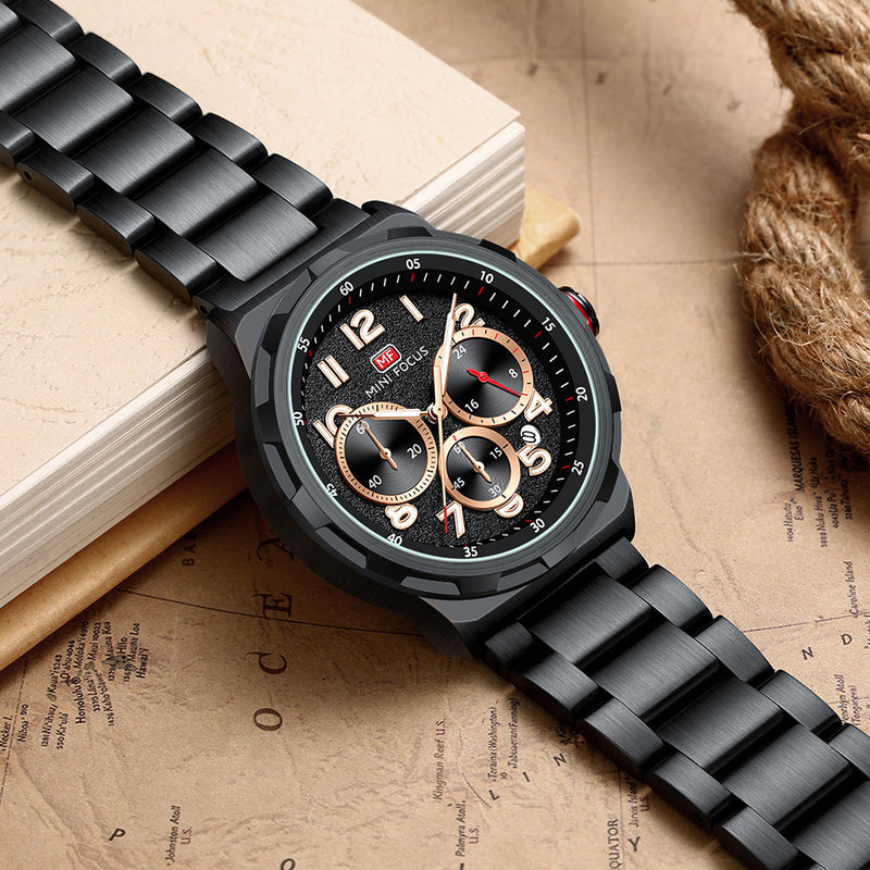 men's business quartz watch, view 7 - MRSLM