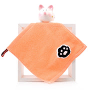 cartoon panda jacquard cotton baby face towel, view 3 - MRSLM