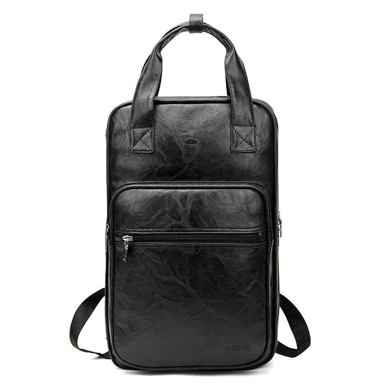 PU leather backpack, view 6 - MRSLM
