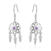 tassel micro set crystal earrings, view 4 - MRSLM