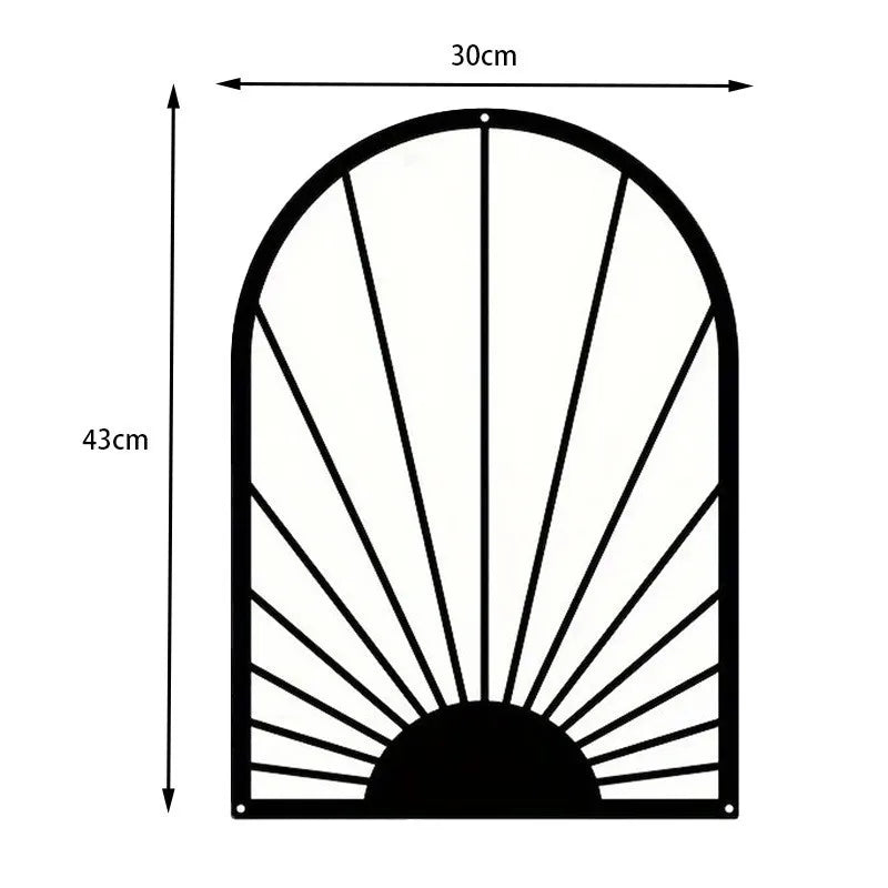 nordic iron line wall art, view 4 - MRSLM
