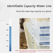 portable 8L folding water bag, view 6 - MRSLM