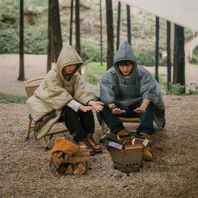 cloak-style sleeping bag, view 7 - MRSLM