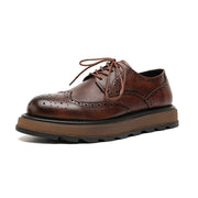 Vintage men's leather brogue shoes, view 2 - MRSLM