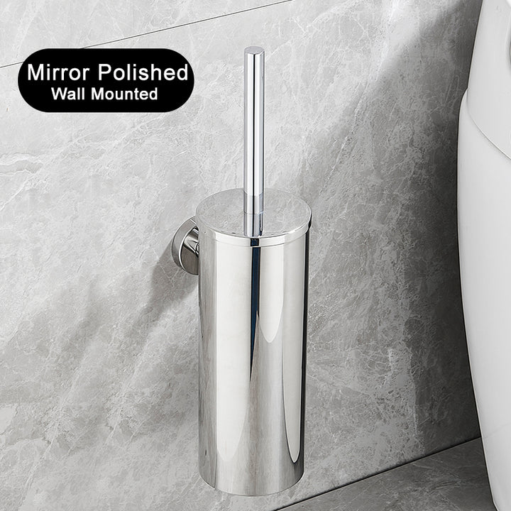 Stainless Steel Wall-Mounted Toilet Brush Holder