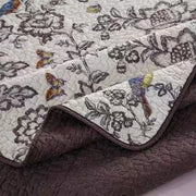Pure cotton three-piece floral bedding set, view 3 - MRSLM