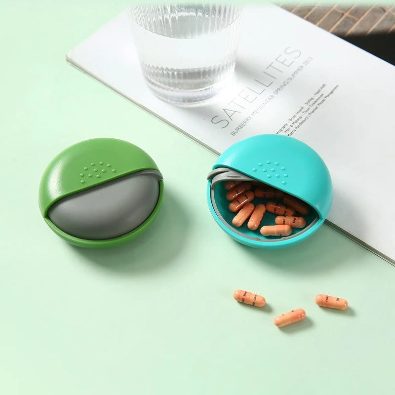 portable push-pull pill organizer, view 8 - MRSLM