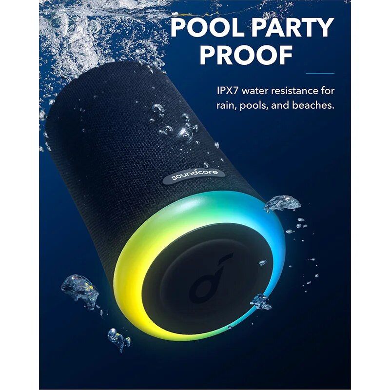 Portable 360 Bluetooth speaker with LED, view 5 - MRSLM