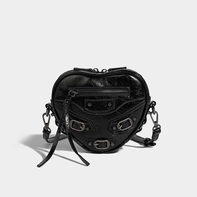 heart small tote handbag, view 4 - MRSLM