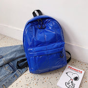 Women's student backpack, PU leather - MRSLM