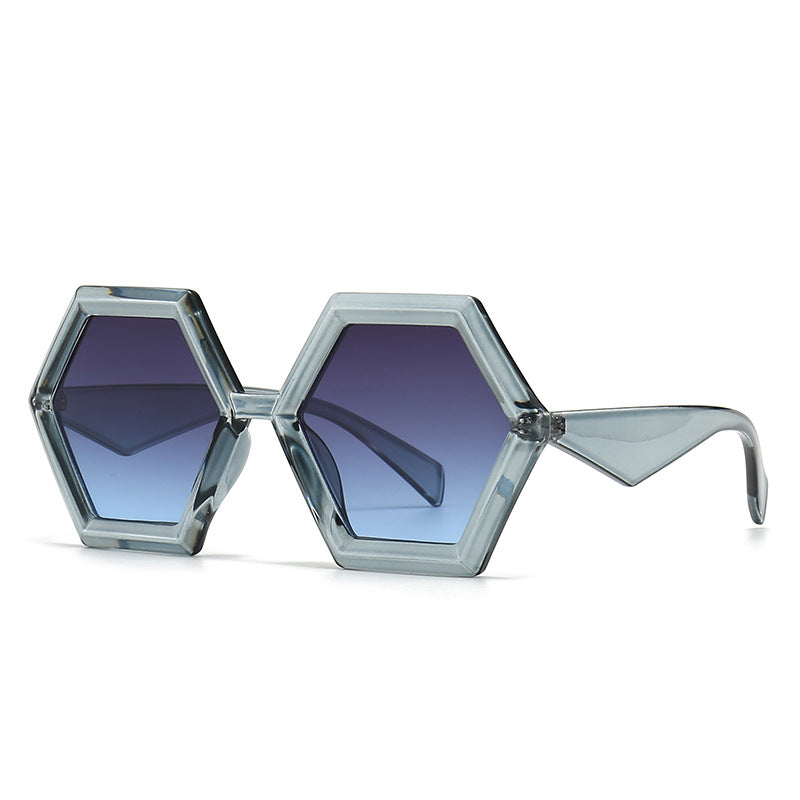 retro square sunglasses, view 3 - MRSLM