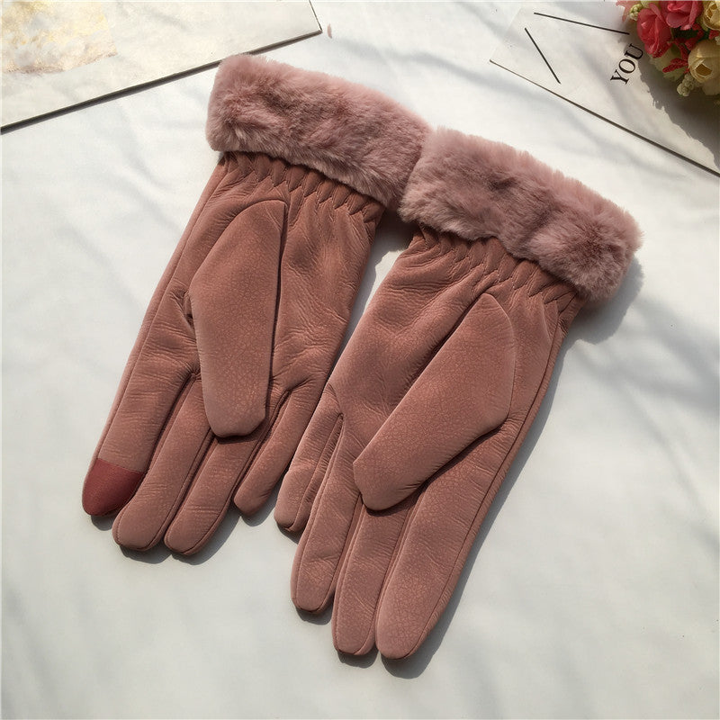 Women's fleece-lined riding gloves, view 4 - MRSLM