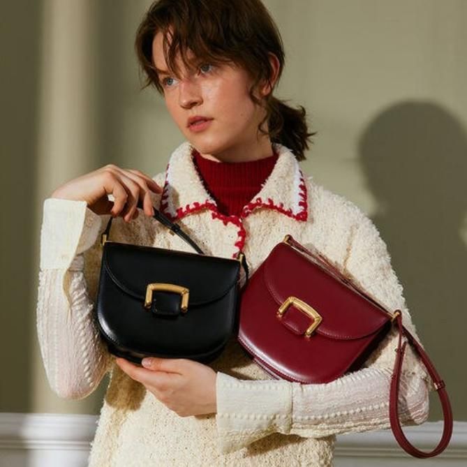 saddle shoulder bag, view 9 - MRSLM