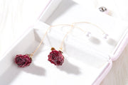 long flower earrings, view 11 - MRSLM