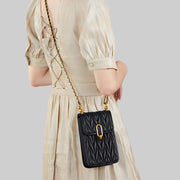 leather crossbody shoulder bag, view 7 - MRSLM