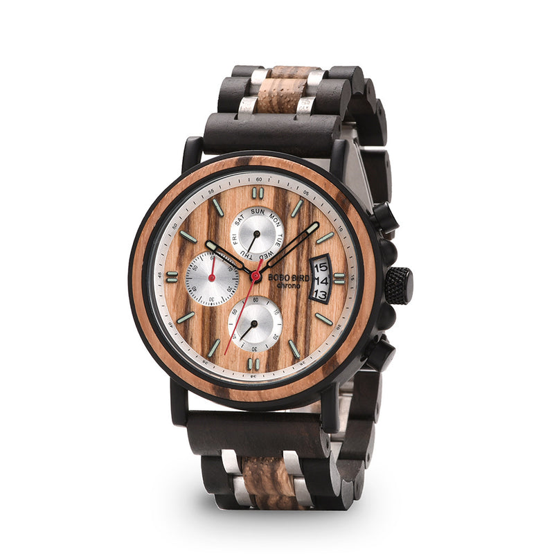 business wood case watch, view 15 - MRSLM