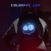 LED pixel display sling backpack, view 4 - MRSLM