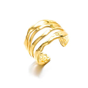 Stainless steel minimalist rings, view 6 - MRSLM