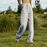 women's wide-leg casual pants, view 4 - MRSLM