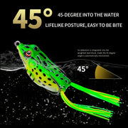 topwater frog soft lure set, view 4 - MRSLM