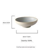 ceramic ramen noodle bowl, view 3 - MRSLM