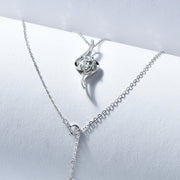 personalized sterling silver necklace, view 2 - MRSLM