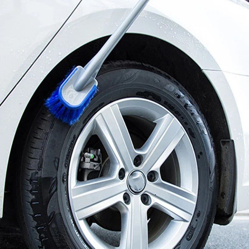 multi-functional car tire and wheel cleaning brush, view 7 - MRSLM