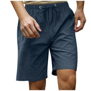 men's cotton and linen beach shorts, view 9 - MRSLM