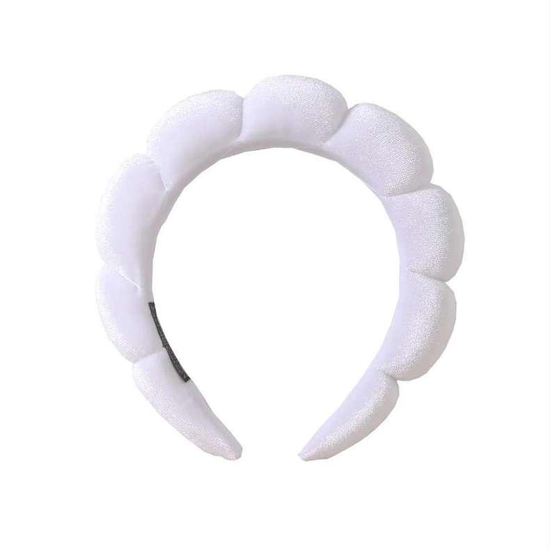 fluffy sponge headband for women, view 7 - MRSLM