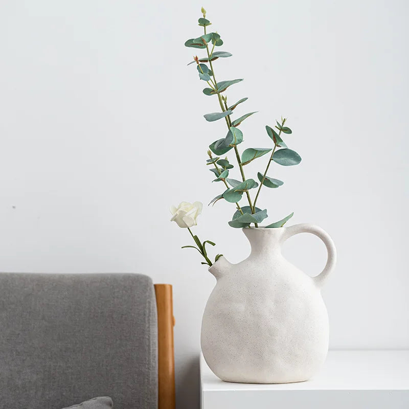ceramic nordic flower vase, view 10 - MRSLM
