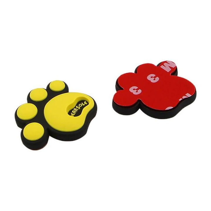 Car Door Edge Silicone Protectors with Cartoon Footprint Design