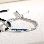 sterling silver vintage geometric bracelet, view 2 - MRSLM