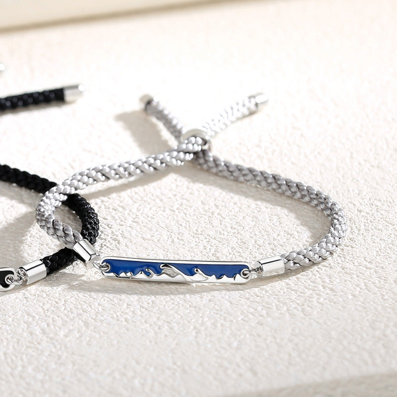 sterling silver vintage geometric bracelet, view 2 - MRSLM