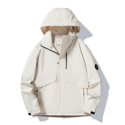 thin hooded hiking jacket, view 3 - MRSLM