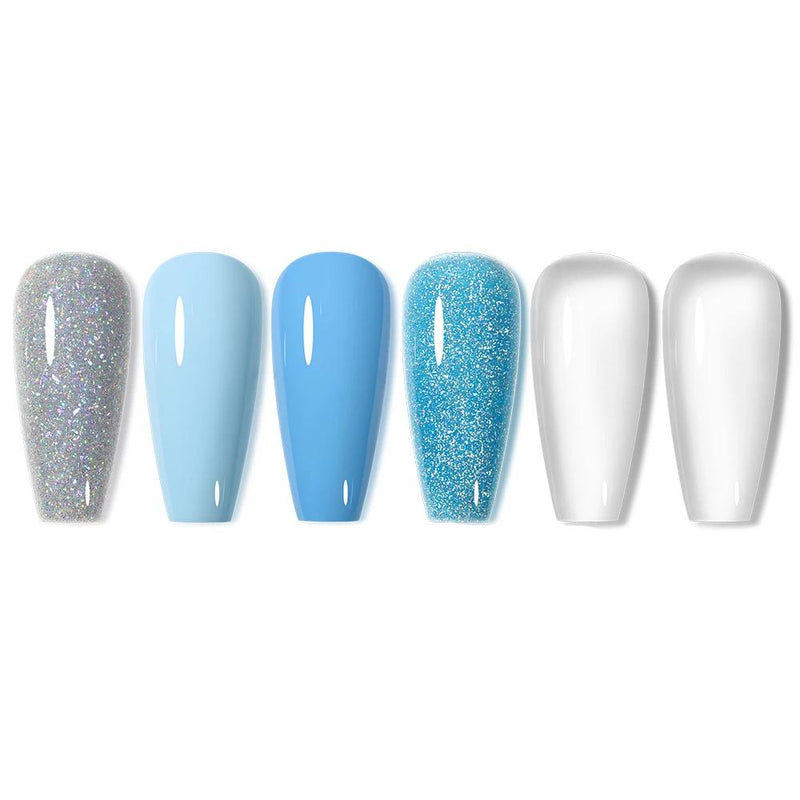 6pcs gel nail polish set, view 7 - MRSLM