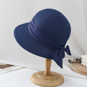 ribbon bow bucket sun hat for women, view 10 - MRSLM