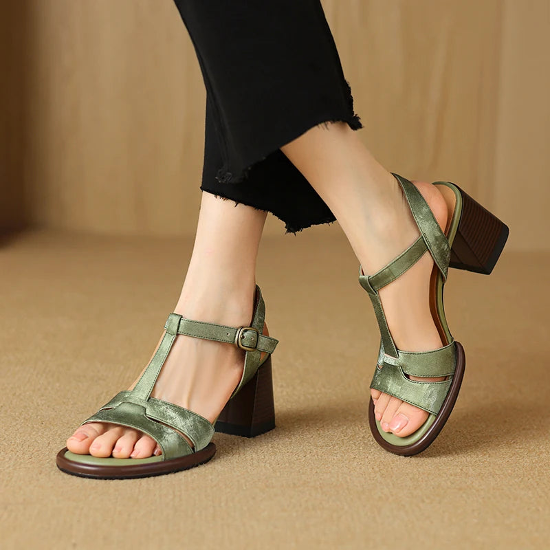 genuine leather gladiator sandals, view 23 - MRSLM