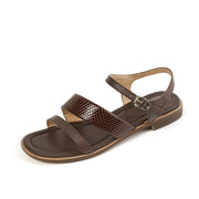 Retro women's leather sandals, view 2 - MRSLM