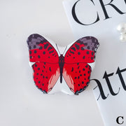 compact folding butterfly makeup mirror, view 3 - MRSLM