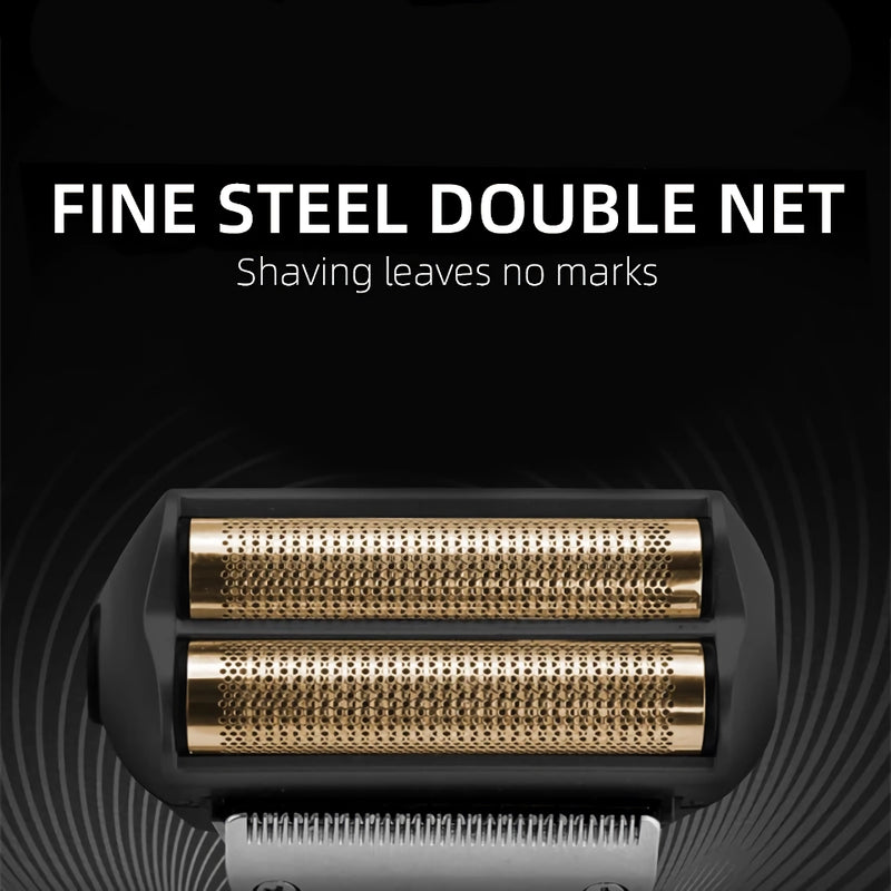 2-in-1 LCD electric shaver and beard trimmer, view 4 - MRSLM