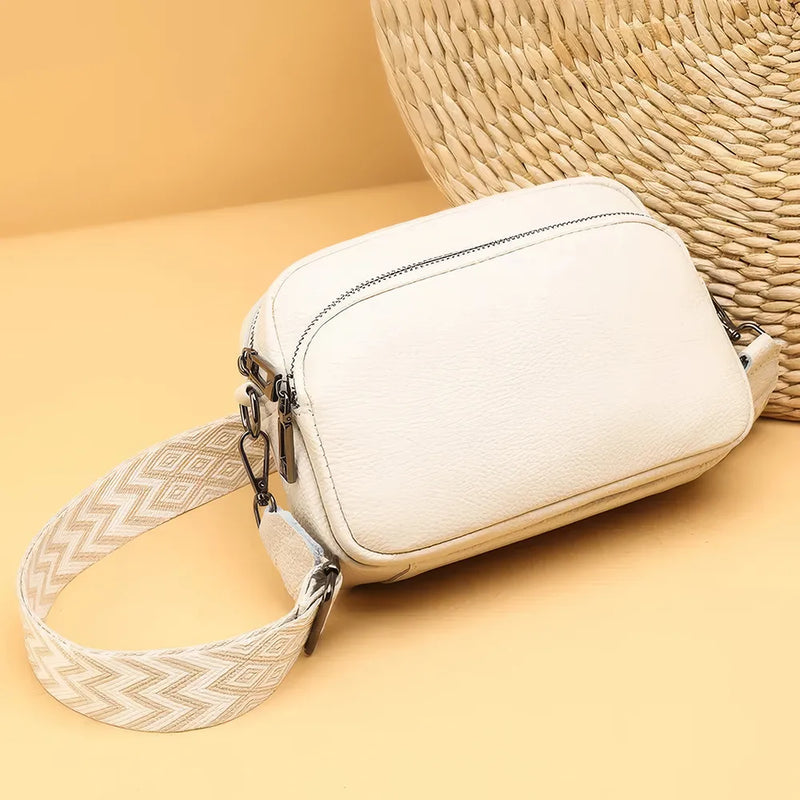 leather crossbody bag, view 12 - MRSLM