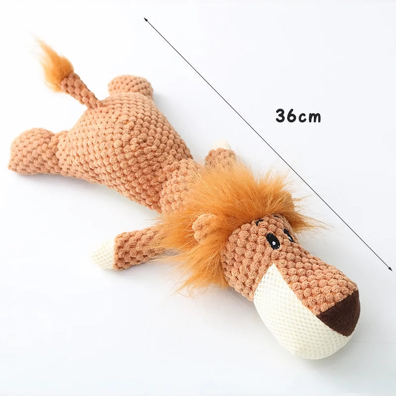 plush squeaky puppy dog chew toy, view 12 - MRSLM