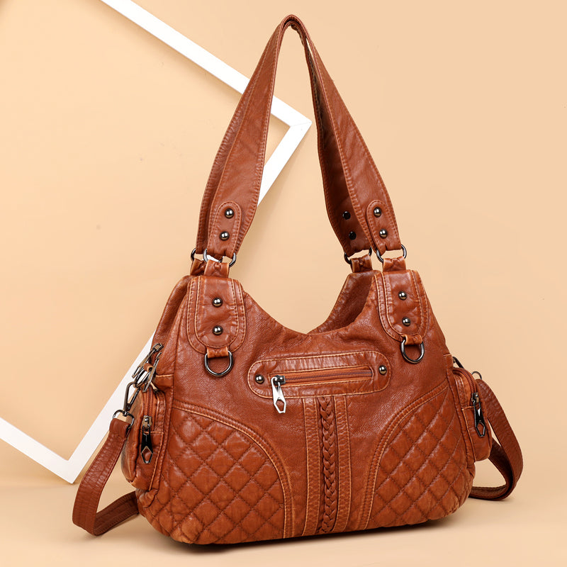 PU leather crossbody bag for women, view 5 - MRSLM