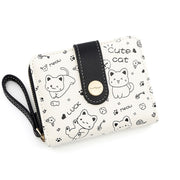 Cute cat compact wallet, view 3 - MRSLM