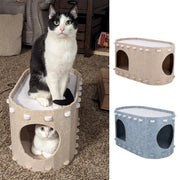 2-in-1 cat hammock and hiding house, view 6 - MRSLM