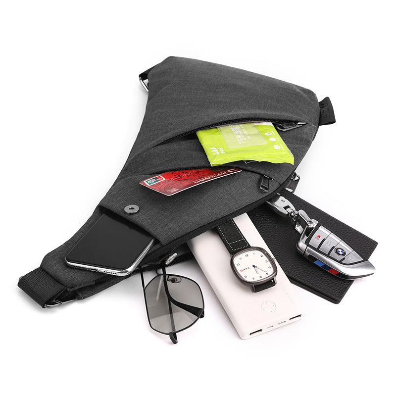 men's nylon chest bag, view 2 - MRSLM
