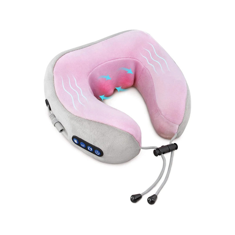 u-shaped neck massage pillow, view 3 - MRSLM